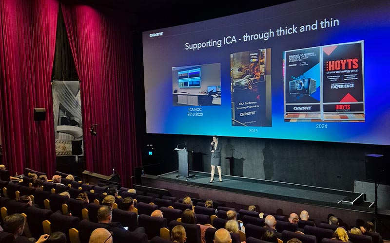 A Christie presentation about its support for ICA